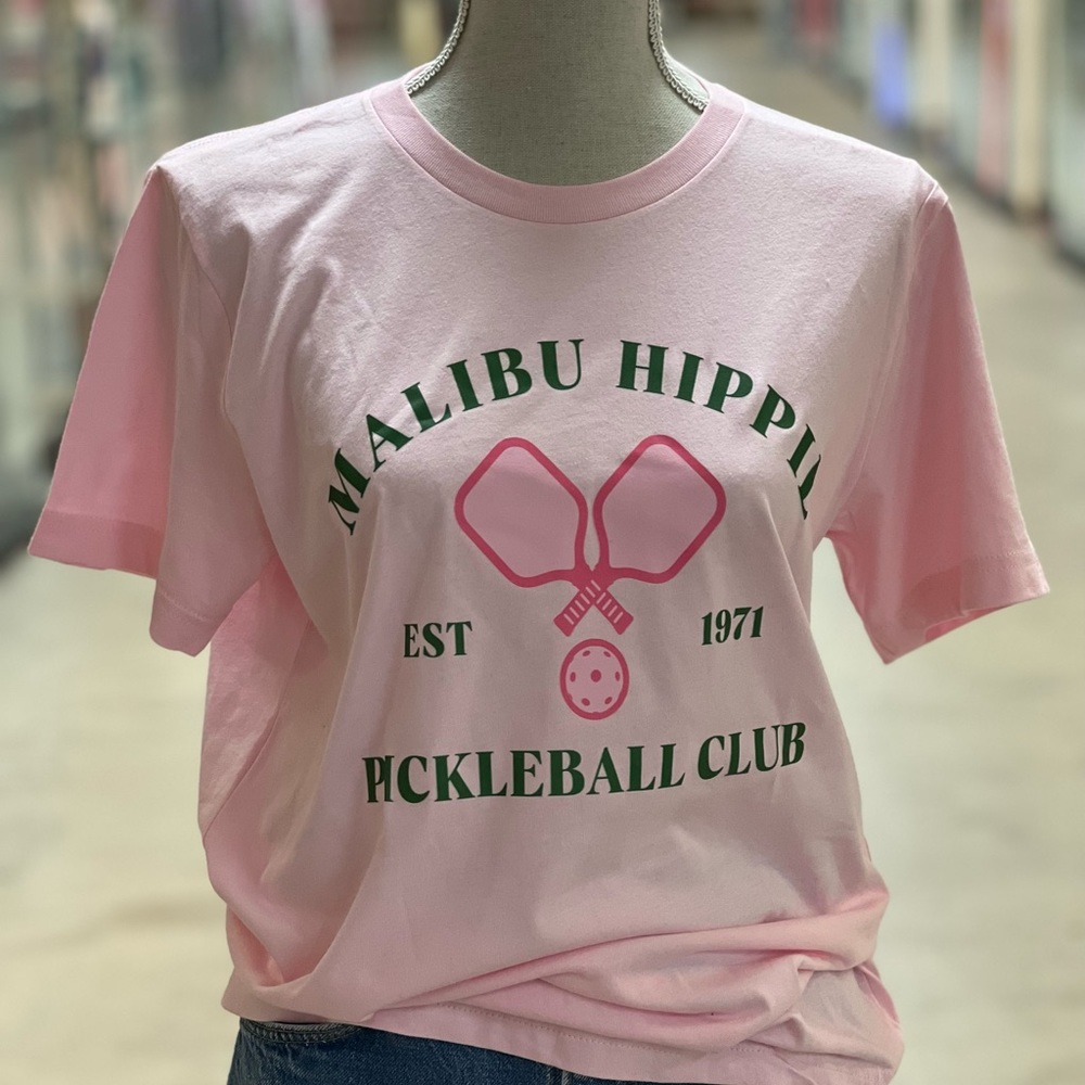 ***NWT Malibu Hippie Pickleball Club Tee